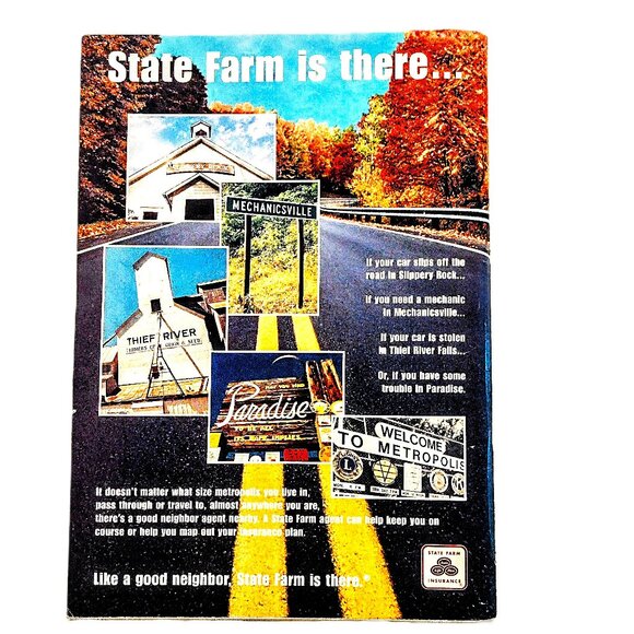 Rand McNally-State Farm VINTAGE ROAD ATLAS ~ U.S., Canada, Mexico + ~ 1998! - Picture 2 of 8